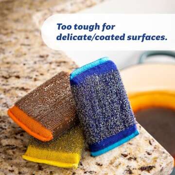 Durable Scrub Daddy Steel Pads for Easy Heavy Duty Cleaning