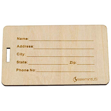 Mr Mrs Wooden Luggage Tags for Couples Travel Gifts