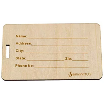 Mr Mrs Wooden Luggage Tags for Couples Travel Gifts