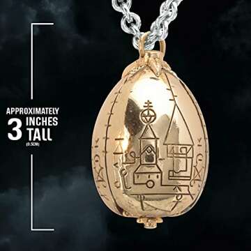 Noble Collection Harry Potter Egg at Heart of Gold Necklace