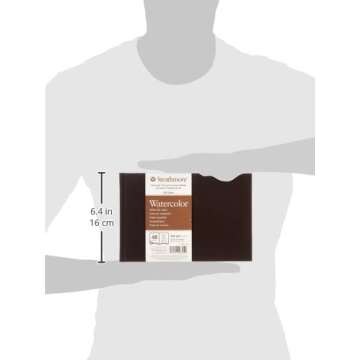 Strathmore Paper (467-5 Strathmore STR-467-5 48 Sheet No 140 Watercolor Art Journal, 8.5 by 5.5", 5.5"x8.5", 24