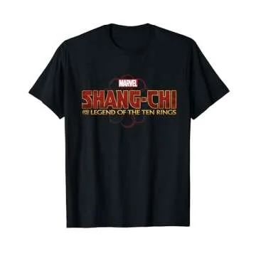Marvel Shang-Chi And The Legend Of The Ten Rings Logo T-Shirt - Officially Licensed Apparel