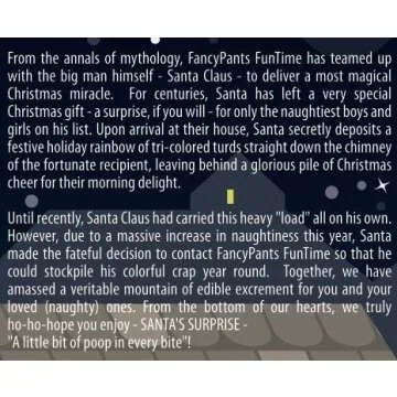 Santa's Surprise Stocking Stuffer Poop Candy - 8.3oz