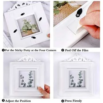 Aneco Double-Sided Clear Sticky Putty for Crafts 200 Pieces