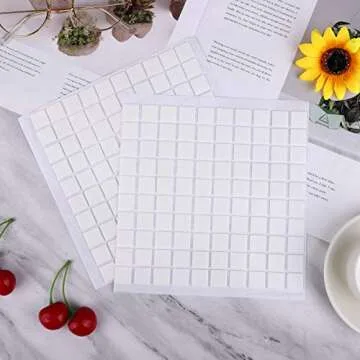 Aneco Double-Sided Clear Sticky Putty for Crafts 200 Pieces