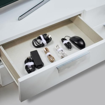 OneLeaf 110PCS Reusable Cable Ties for Easy Organization