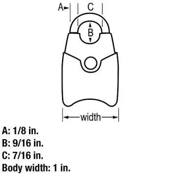 Master Lock 4689T TSA Approved Lock Set, 2 Pack