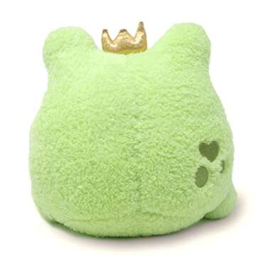 Cuddle Barn PlushGoals - Wawa The Prince Super Soft Cute Kawaii Froggie Collectible Stuffed Animal Plush Toy, 9 inches