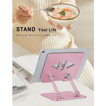 Versatile Aoviho Tablet Stand Holder for All Devices