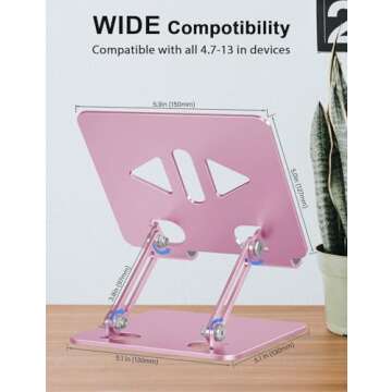 Versatile Aoviho Tablet Stand Holder for All Devices