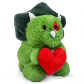 JIZWPOOM Valentine's Day Triceratops Plush Toy for All Ages