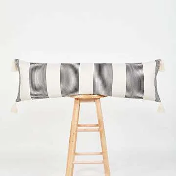 Stylish Hofdeco Boho Lumbar Pillow Cover 12x40"