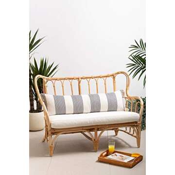 Stylish Hofdeco Boho Lumbar Pillow Cover 12x40"