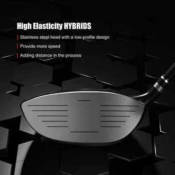 Men's 13-Piece Golf Club Set Titanium Driver & Bag