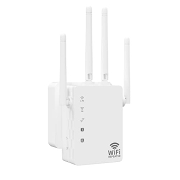 2023 WiFi Extender，5G Dual Band 1200Mbps Fastest WiFi Long Range Extenders Booster Covers Up to 85...
