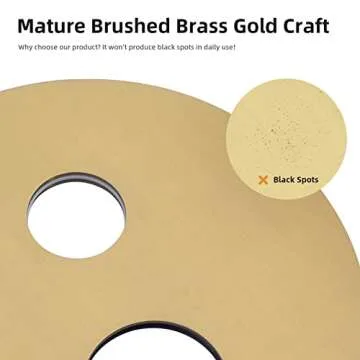 Luxury Gold Rain Shower Head System - TRUSTMI 12 Inch Combo Set