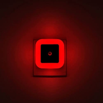 Elsent Real Red LED Night Lights - 4 Pack with Sensor