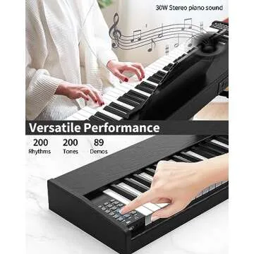 88 Key Digital Piano Keyboard Equipped for Learning