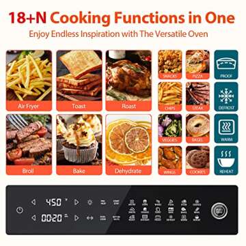 Aeitto 32-Quart PRO Air Fryer Oven with Rotisserie, Dehydrator