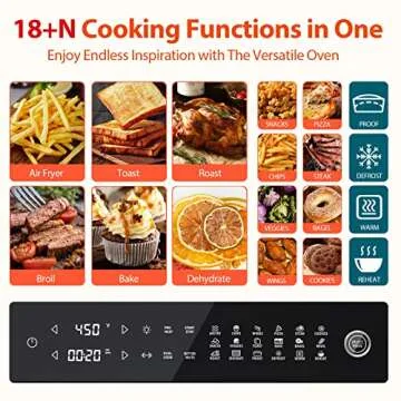 Aeitto 32-Quart PRO Air Fryer Oven with Rotisserie, Dehydrator