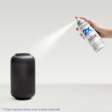 Rust-Oleum 334022 Painter's Touch 2X Ultra Cover Spray Paint, 12 oz, Matte Clear