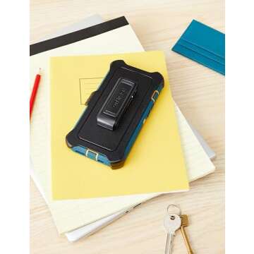 OtterBox iPhone 13 Pro (ONLY) Defender Series Case - Hunter Green, Rugged & Durable, with Port Prote...