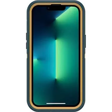 OtterBox iPhone 13 Pro (ONLY) Defender Series Case - Hunter Green, Rugged & Durable, with Port Protection, Includes Holster Clip Kickstand