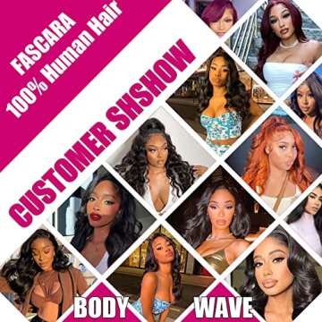 5x5 HD Lace Closure Wigs Human Hair Body Wave Closure Wigs Human Hair Pre Plucked 180% Density Transparent Lace Closure Wig Glueless Body Wave Closure Wig with Baby Hair(26inch 5x5 body wave)