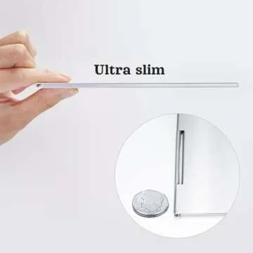 G2PLUS Portable Folding Vanity Mirror, Single Side Travel Shower Shaving Mirror, 4.5'' x 3.15'' x 0.1'' Small Folding Mirror for Travel, Bathroom, Makeup, Beauty, Grooming