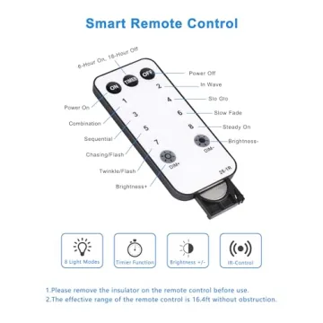 Multicolor Star Curtain Lights with Remote Control