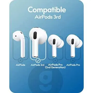 Gcioii Ear Hooks for AirPods 3 – Comfort & Secure Fit