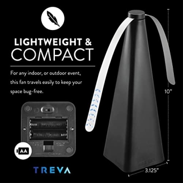 Treva Bug Fan - Fly Deterrent with Holographic Blades