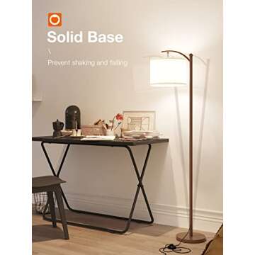 addlon Floor Lamp with 3 Color Temperatures for Home