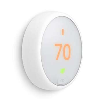 Nest E Thermostat for Home - T4000ES - Best Little Thermostat Programmable, White