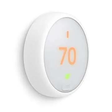 Nest E Thermostat for Home - T4000ES - Best Little Thermostat Programmable, White