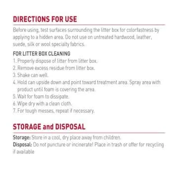 Nature's Miracle Foam Litter Box Cleaner - Tough Odor Eliminator