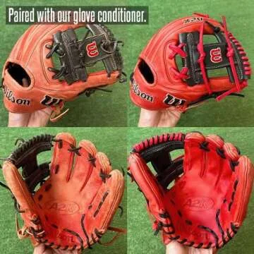 SARNA Baseball Glove Break In Kit with Leather Conditioner