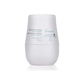 Natura - Linha Todo Dia (Leite de Algodao) - Desodorante Antitranspirante Feminino Roll-On 70 Ml - (Natura - Every Day (Cotton Milk) Collection - Roll-On Antiperspirant Deodorant For Women 2.36 Fl Oz)