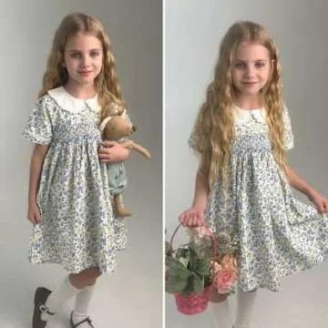Curipeer Toddler Floral Dress for Summer Events