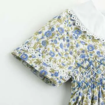 Curipeer Toddler Floral Dress for Summer Events