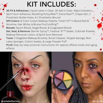 Mehron Special FX Makeup Kit for Theatre & Halloween