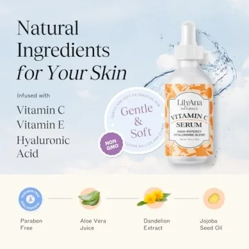 LilyAna Naturals Vitamin C Serum - Hydrating Anti-Aging Serum