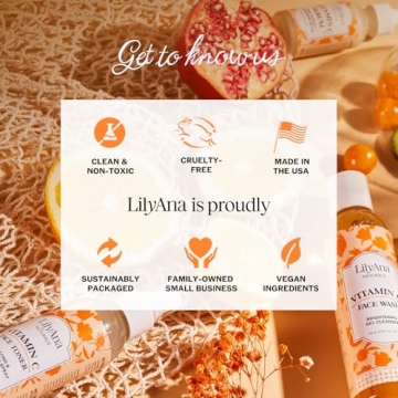 LilyAna Naturals Vitamin C Serum - Hydrating Anti-Aging Serum