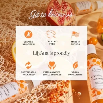 LilyAna Naturals Vitamin C Serum - Hydrating Anti-Aging Serum