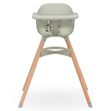 Lalo The Chair Convertible 3-in-1 High Chair - Wooden High Chair for Babies & Toddlers, Baby High Ch...