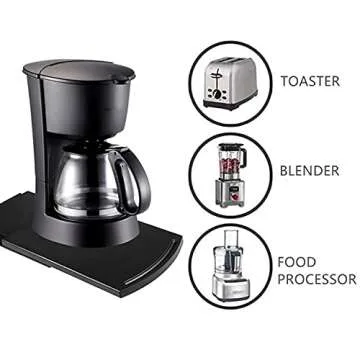 Sliding Coffee Maker Tray for Easy Kitchen Access