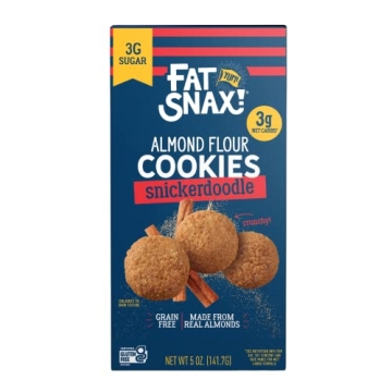 Fat Snax Keto Snickerdoodle Cookies - Low-Carb Treats