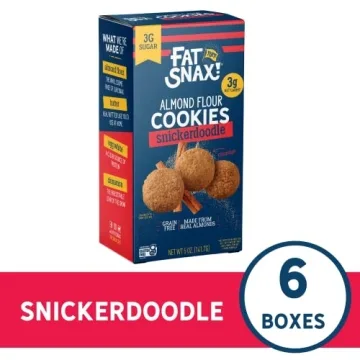 Fat Snax Keto Snickerdoodle Cookies - Low-Carb Treats