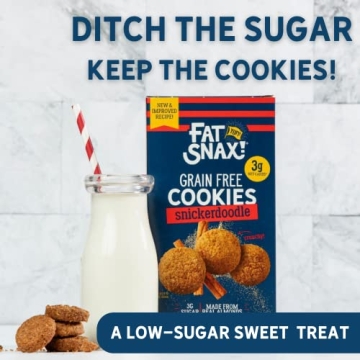 Fat Snax Keto Snickerdoodle Cookies - Low-Carb Treats
