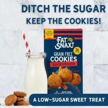 Fat Snax Keto Snickerdoodle Cookies - Low-Carb Treats